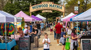 Midwood Maynia festival in Midwood Park