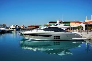 Royal Palm marina with luxury yachts
