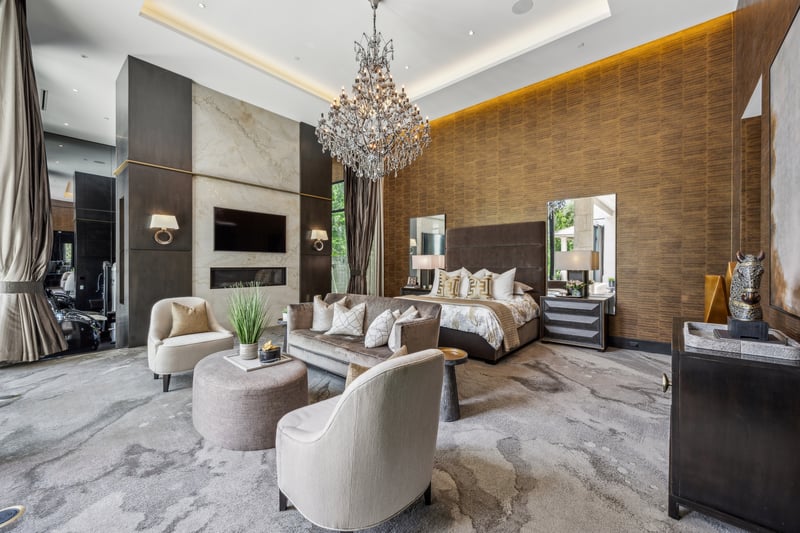 Cabana and fire feature