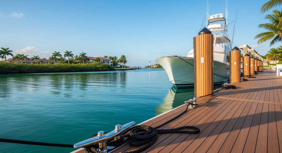 Deep Water Dockage Jupiter Inlet Colony | Dock Guide