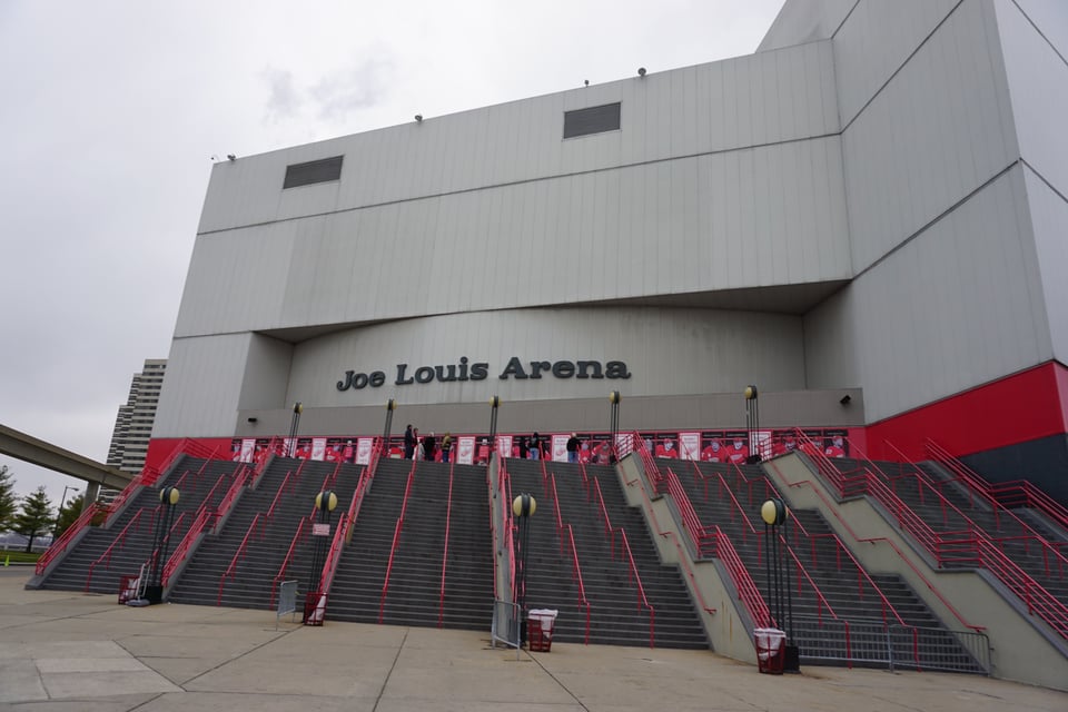 Joe Louis Arena Detroit lost building memory