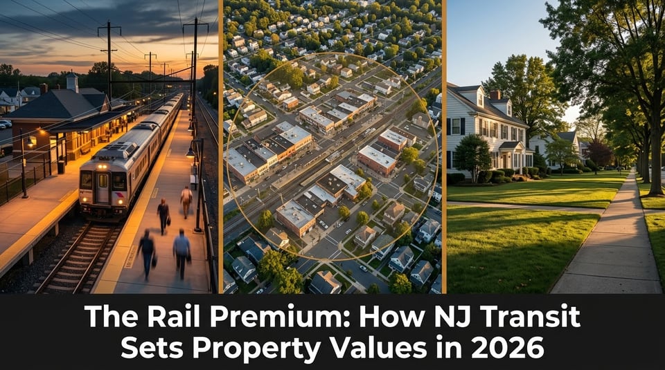The Rail Premium Decoded: Why a Half-Mile Walk to NJ Transit Adds 6.3% ...