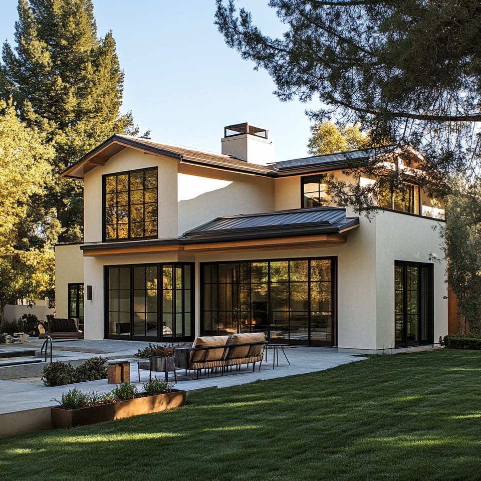 Luxury home with contemporary indoor-outdoor design