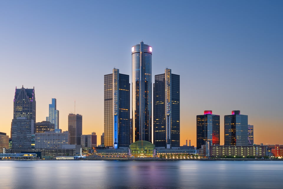 Detroit Pontiac Birmingham collage