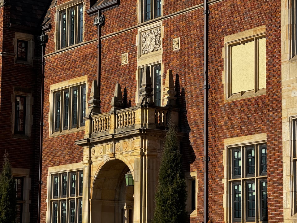 Evening view in Palmer Woods for video backdrop