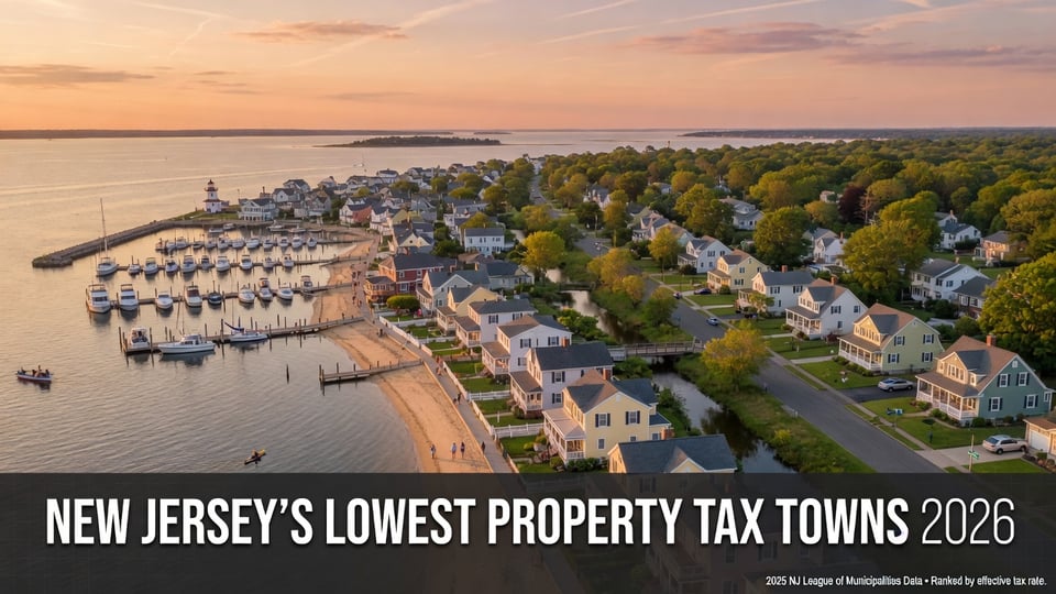 New Jersey Towns with the Lowest Property Taxes in 2026 | Prodigy Real ...