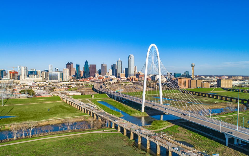 Dallas skyline showing Plano's connection to the greater Dallas Fort Worth region