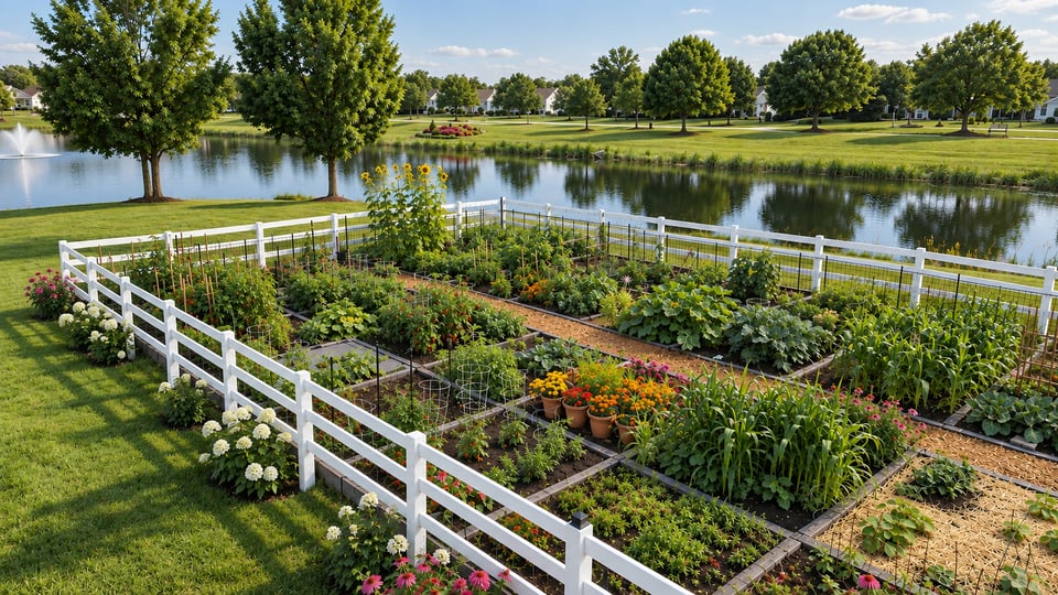 Carillon Lakes community garden