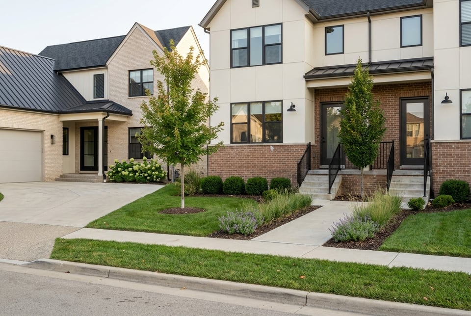 Townhome-style residential living in Orland Park, Illinois