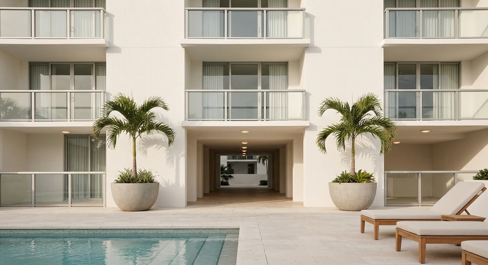 Coastal residential setting in Jupiter, Florida