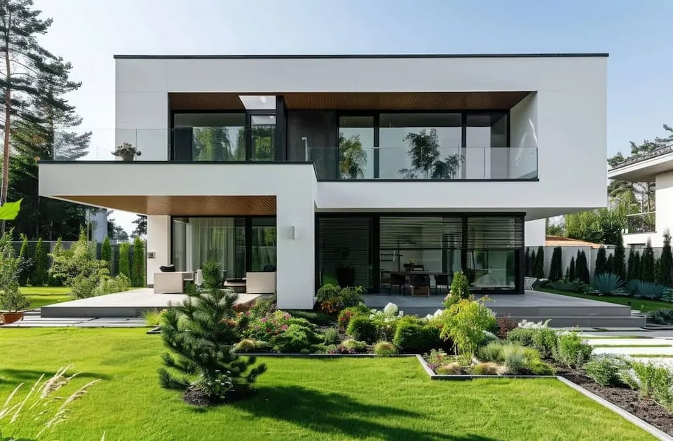 Modern home exterior