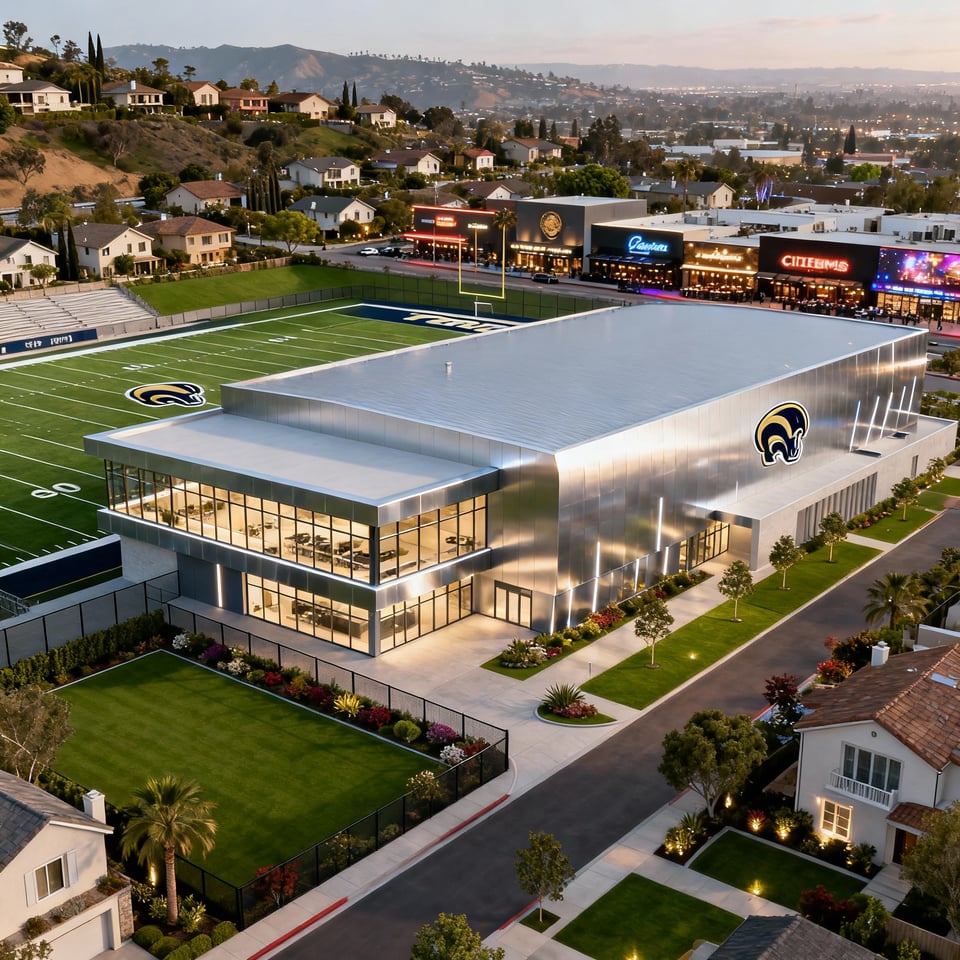 Rams Practice Facility in Woodland Hills | New Luxury Developments in ...