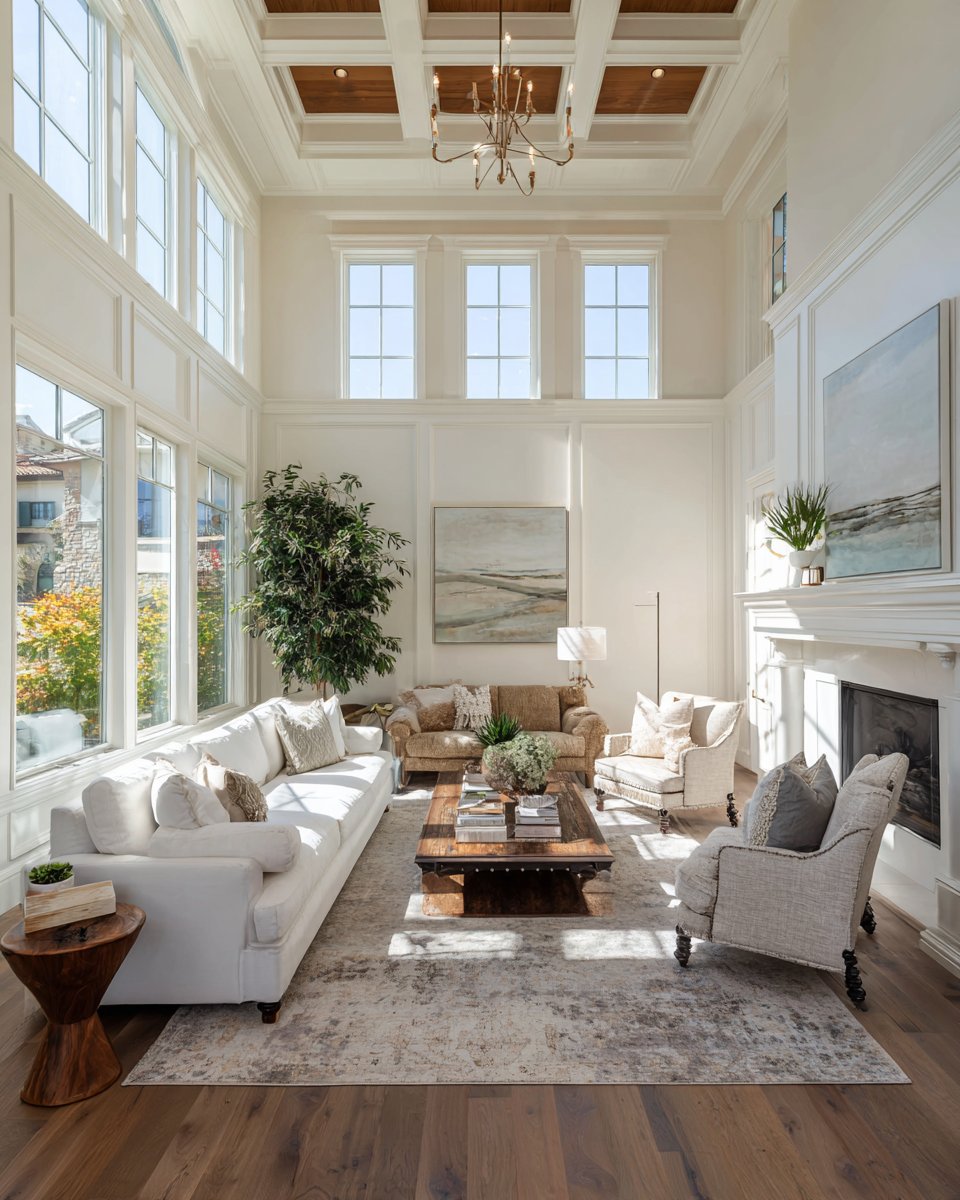 Refined, light-filled condominium interior