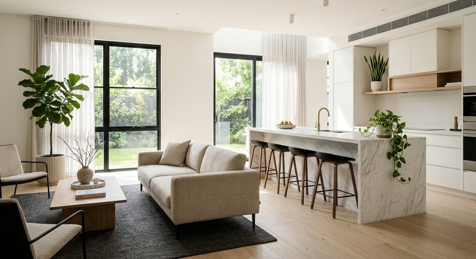 Modern home interior for buyers relocating to Southlake