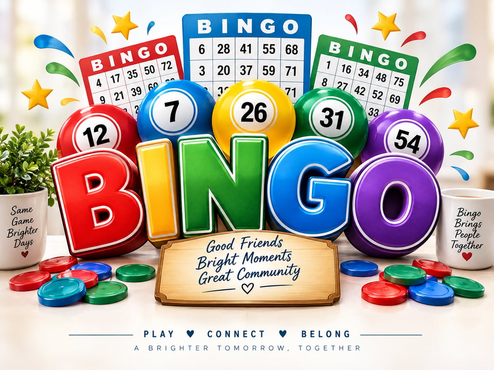 Bingo activity at Shorewood Glen
