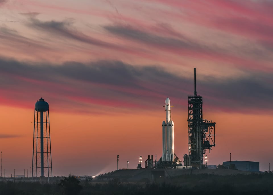 Rocket launch view near KAIA Residences, Cocoa Beach