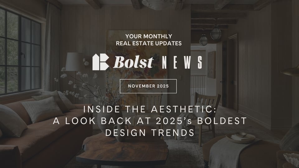2025 Interior Design Trends Recap: Bold Colors, Curves & Nostalgic Style