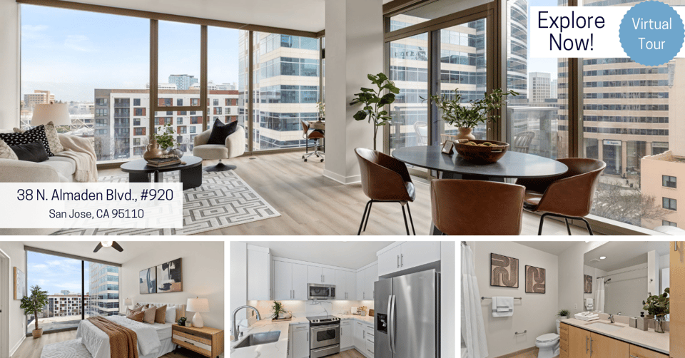 [Virtual Tour] Beautiful 2-Bed, 2-Bath Luxury Condo in Downtown San Jose!
