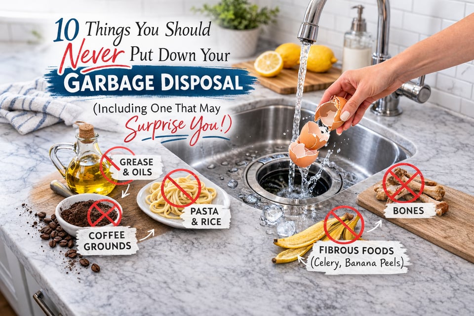10 Things To Never Put Down Your Garbage Disposal | Mariel Ross ...