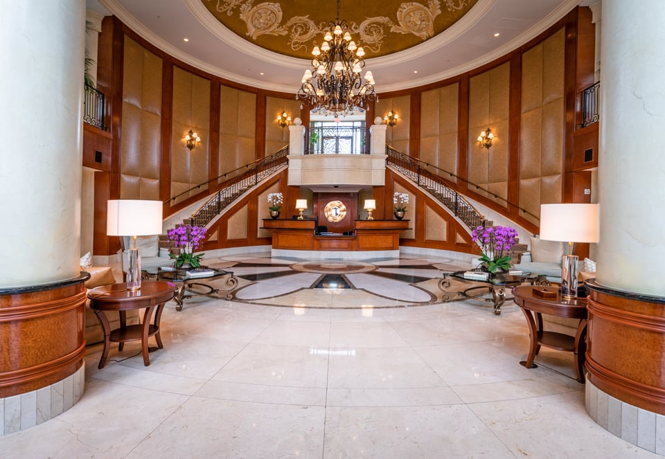 Upscale High Rise Residences With Private Cinema Suites photo