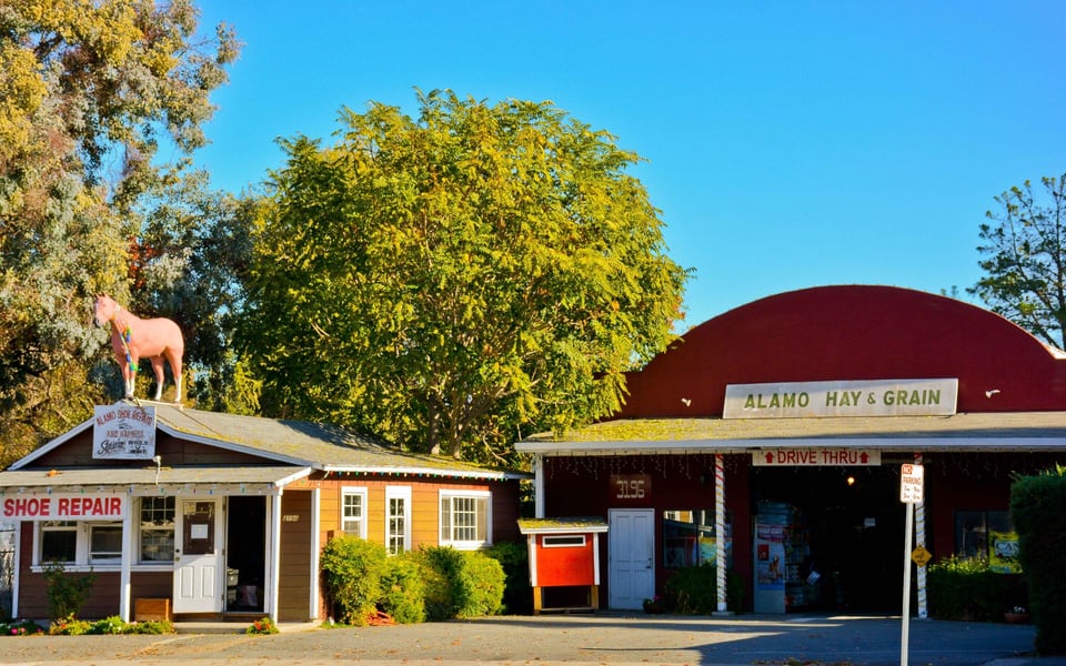 Historic East Bay downtown streetscape