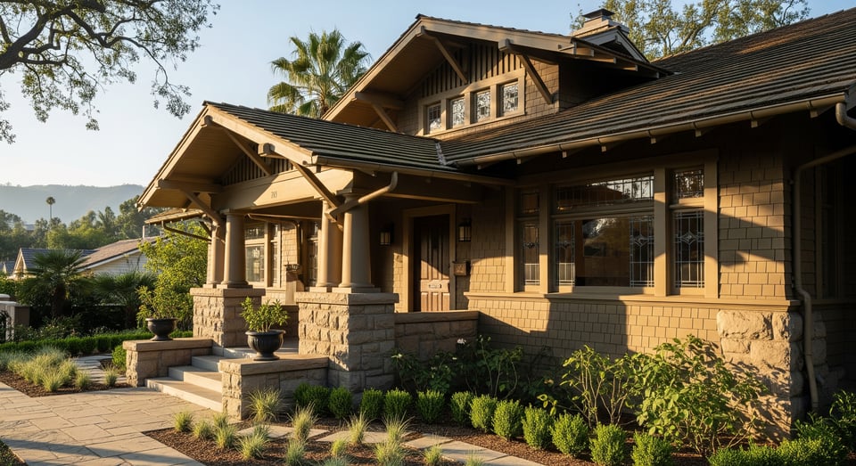 Craftsman bungalow home in Shoreline West, Mountain View