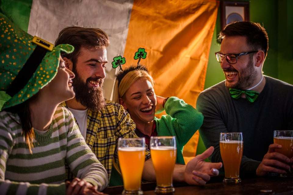 st patricks day bar crawl greenville sc