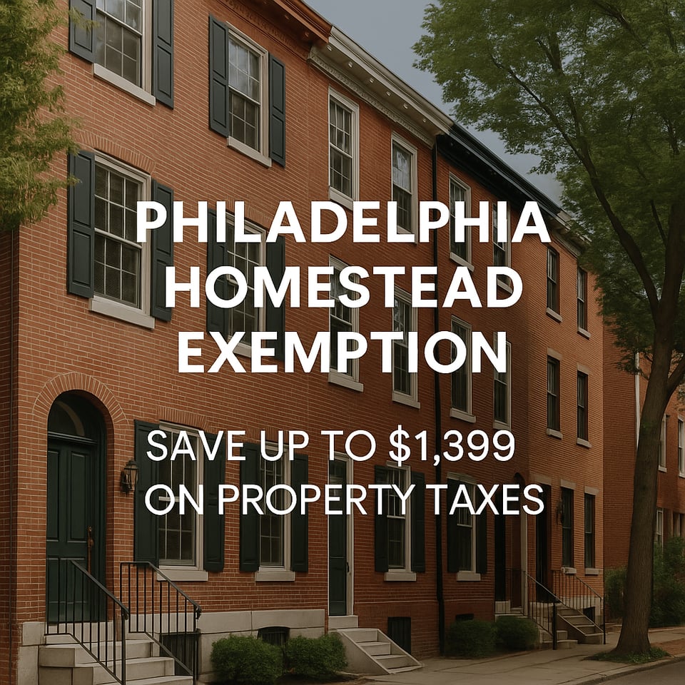 Philadelphia Homestead Exemption Tax Savings Tom Englett