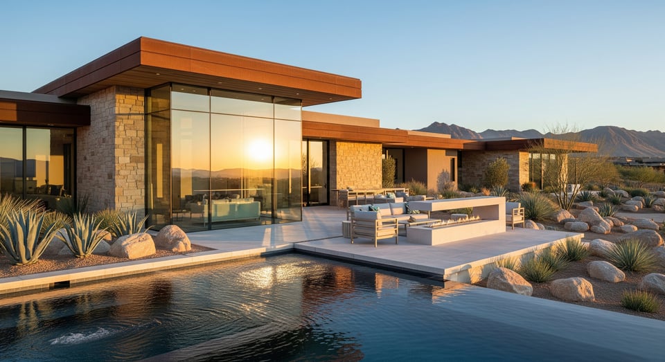 Desert Contemporary Homes at The Ridges, Summerlin