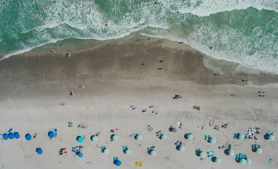 Cocoa Beach shoreline near KAIA Residences