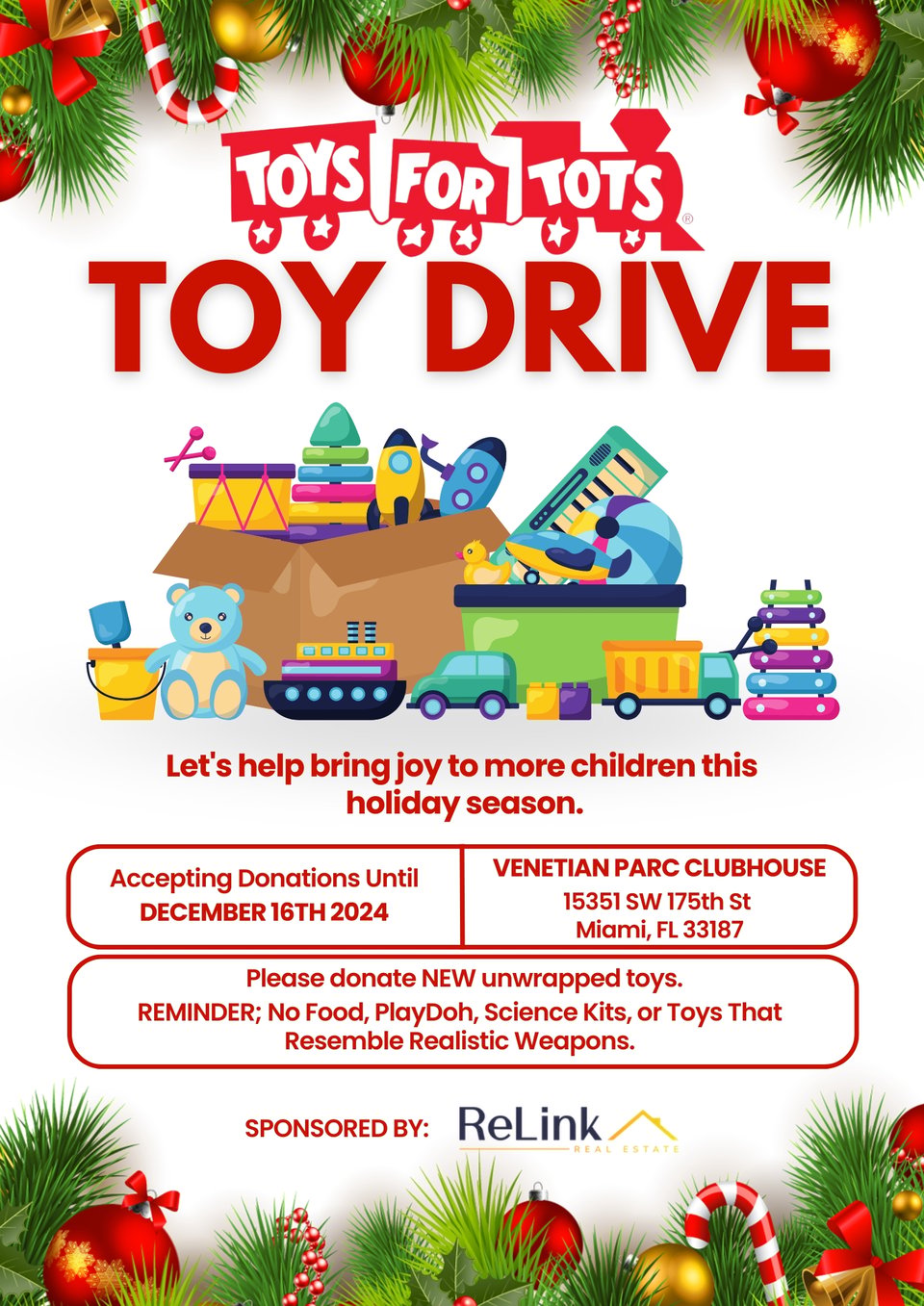Annual Toy Drive