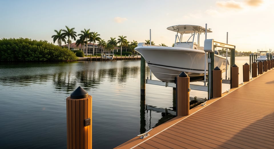 Dock and Boat Lift Basics for Hypoluxo Island Homes
