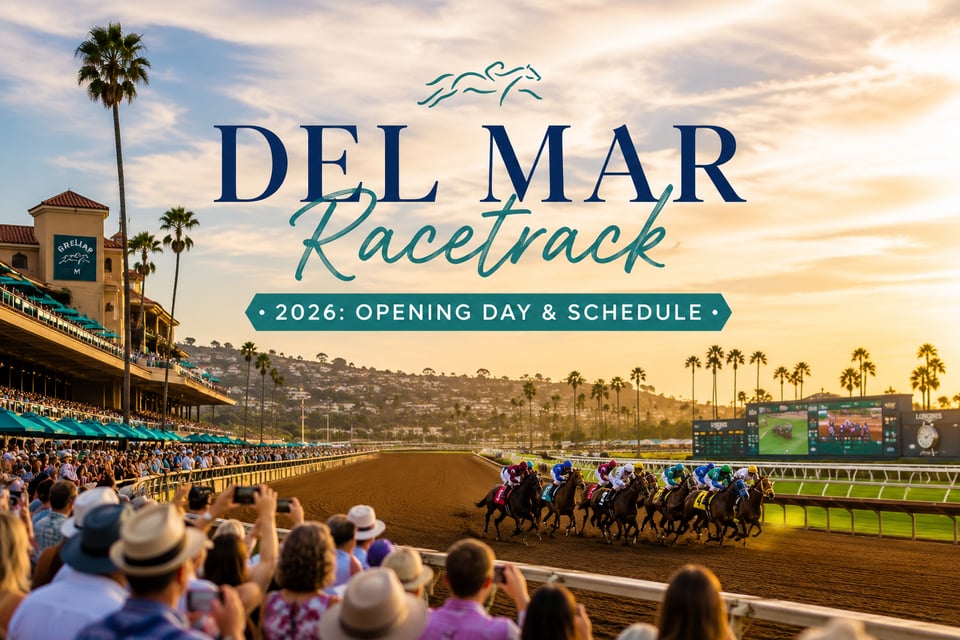 Del Mar Race Track Schedule 2027 Concerts