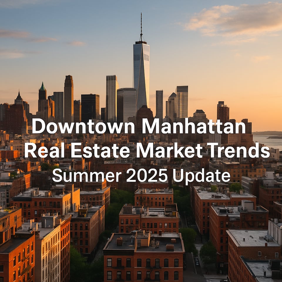 Summer 2025 Downtown Manhattan Housing Market Report – Pricing ...