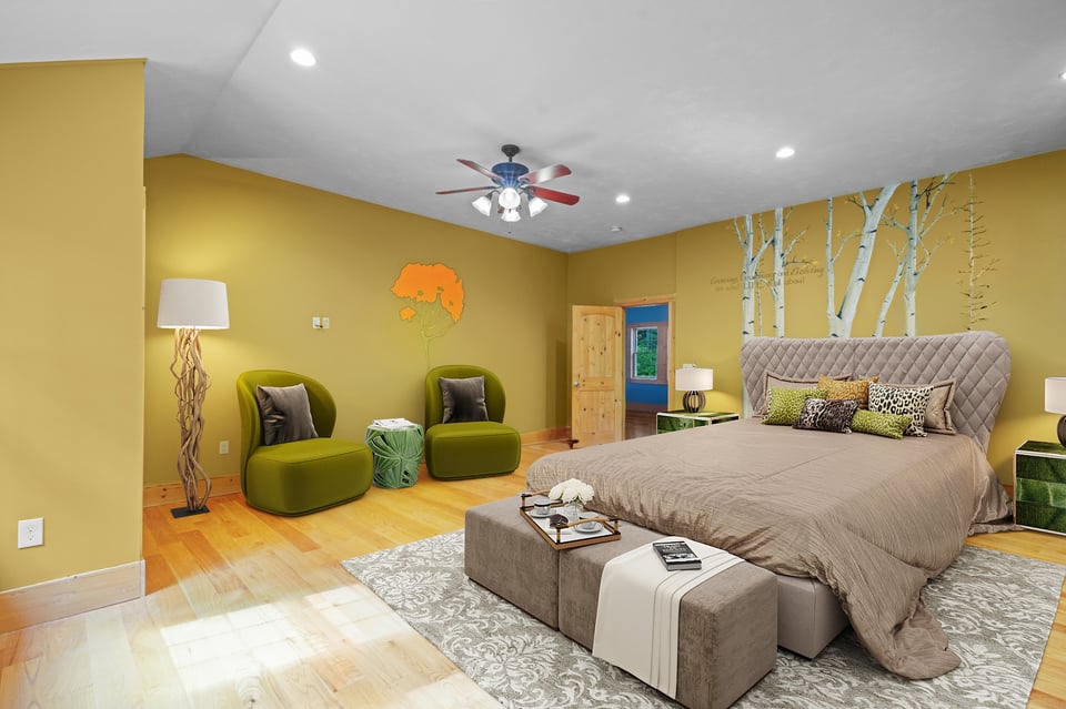Living space after virtual staging