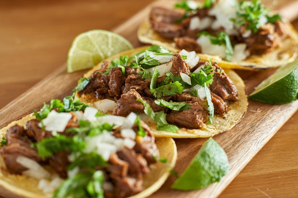 Baja-style tacos served at Quivira