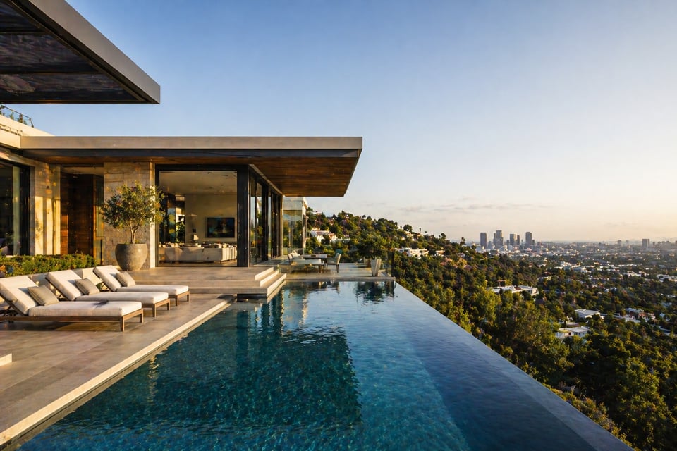 Infinity Edge Pools Cost vs Estate Value in Bel Air: What Luxury Buyers ...