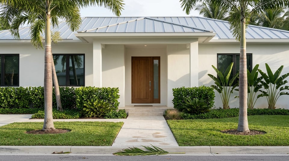 Upscale residential setting near Tequesta, Florida