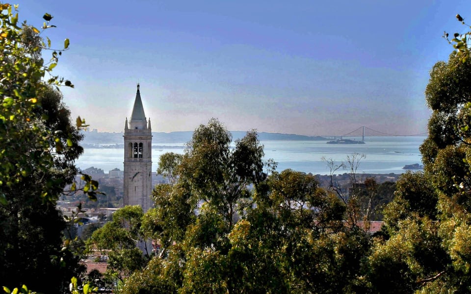 Berkeley, California neighborhood and residential scenery