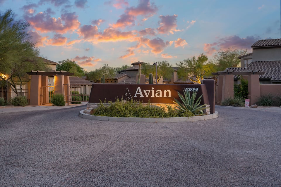Avian community entrance monument