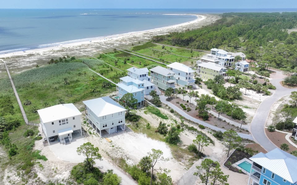 Cape San Blas Gulf beach and coastal landscape