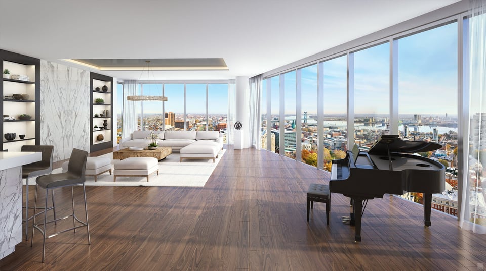 500 Walnut - The Penthouse - Property for Sale | Douglas Pearson - Penthouse Condos With Black Walnut Shelves