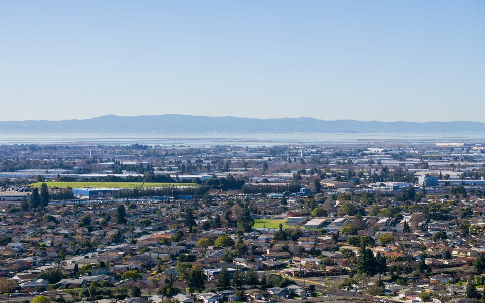 San Mateo California neighborhood and homes