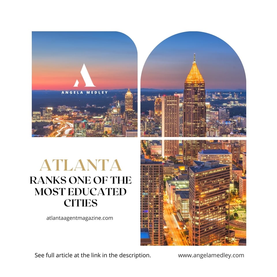 Atlanta ranks one of the most educated cities | Angela Medley