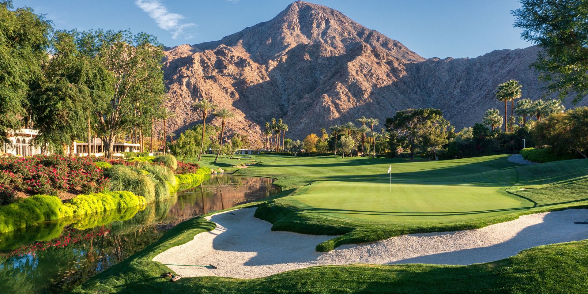 Fairway and mountain backdrop at Eldorado Country Club in Indian Wells