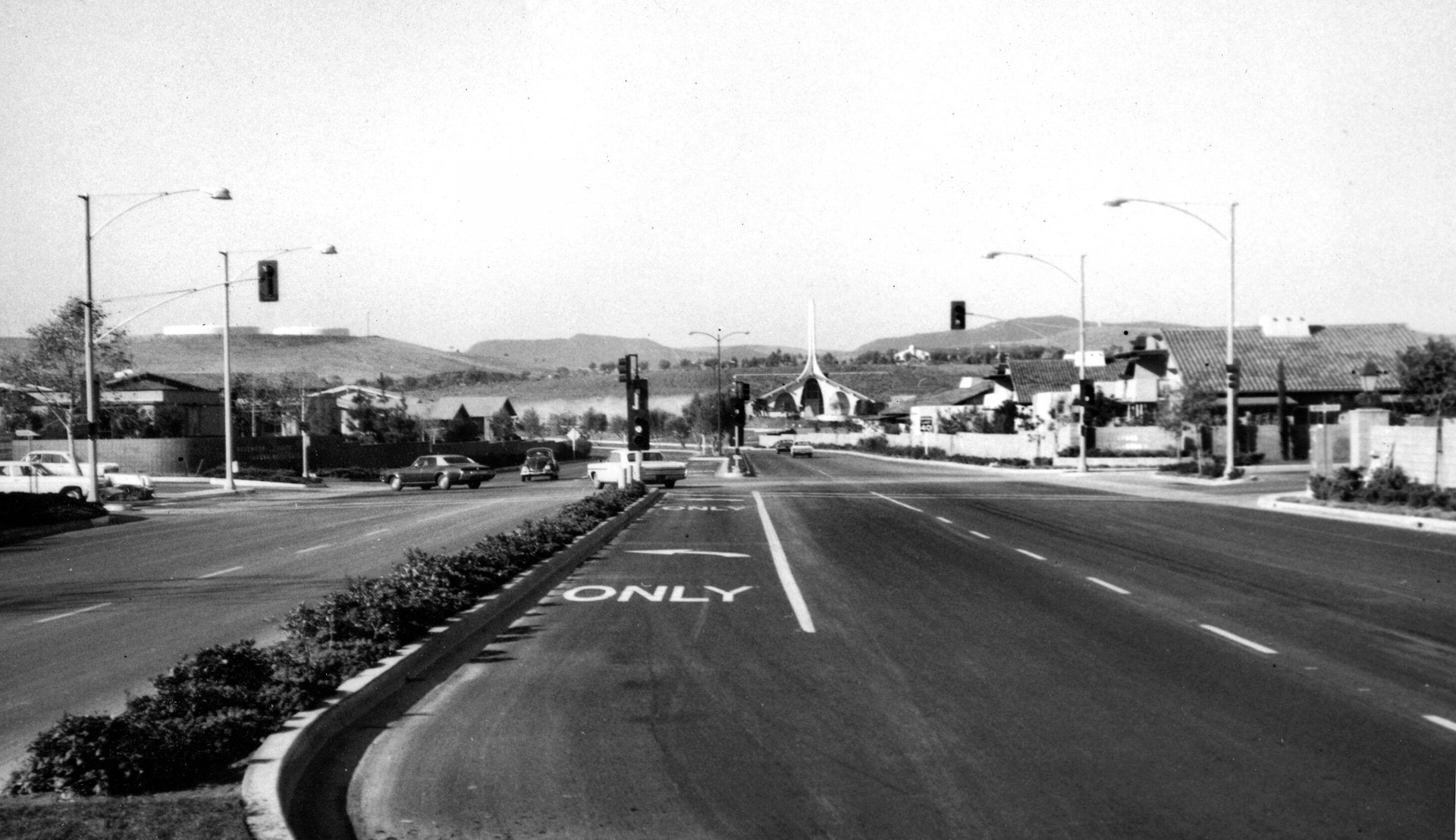 El Toro Road, Leisure World, now Laguna Woods, January 1969 archival photograph