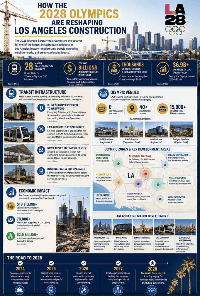 2028 Olympics Impact on Los Angeles Construction