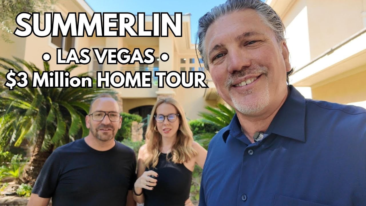  $3 million Home Tour in Canyon Fairways Summerlin Las Vegas