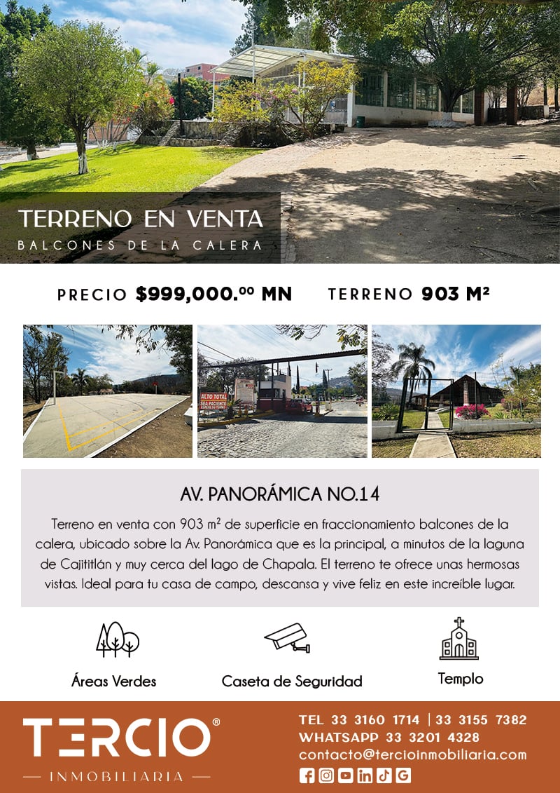 Terreno en Venta en Balcones de la Calera $999,000.00 MN