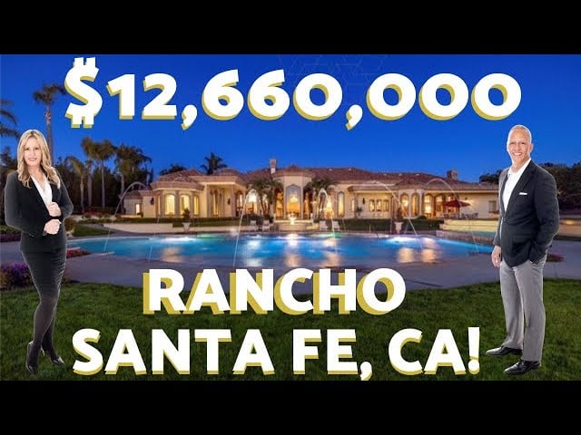 House for $12,660,000 in Rancho Santa Fe, Ca I Living in Rancho Santa Fe I San Diego, California